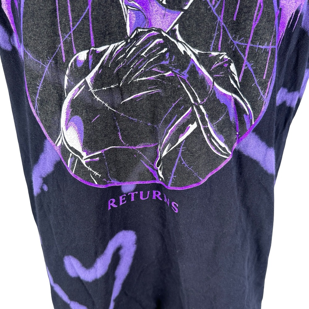 Ice Nine Kills Band Shirt Mens XL Black Purple Tie Dye Catwoman Returns Graphic - Picture 3 of 9